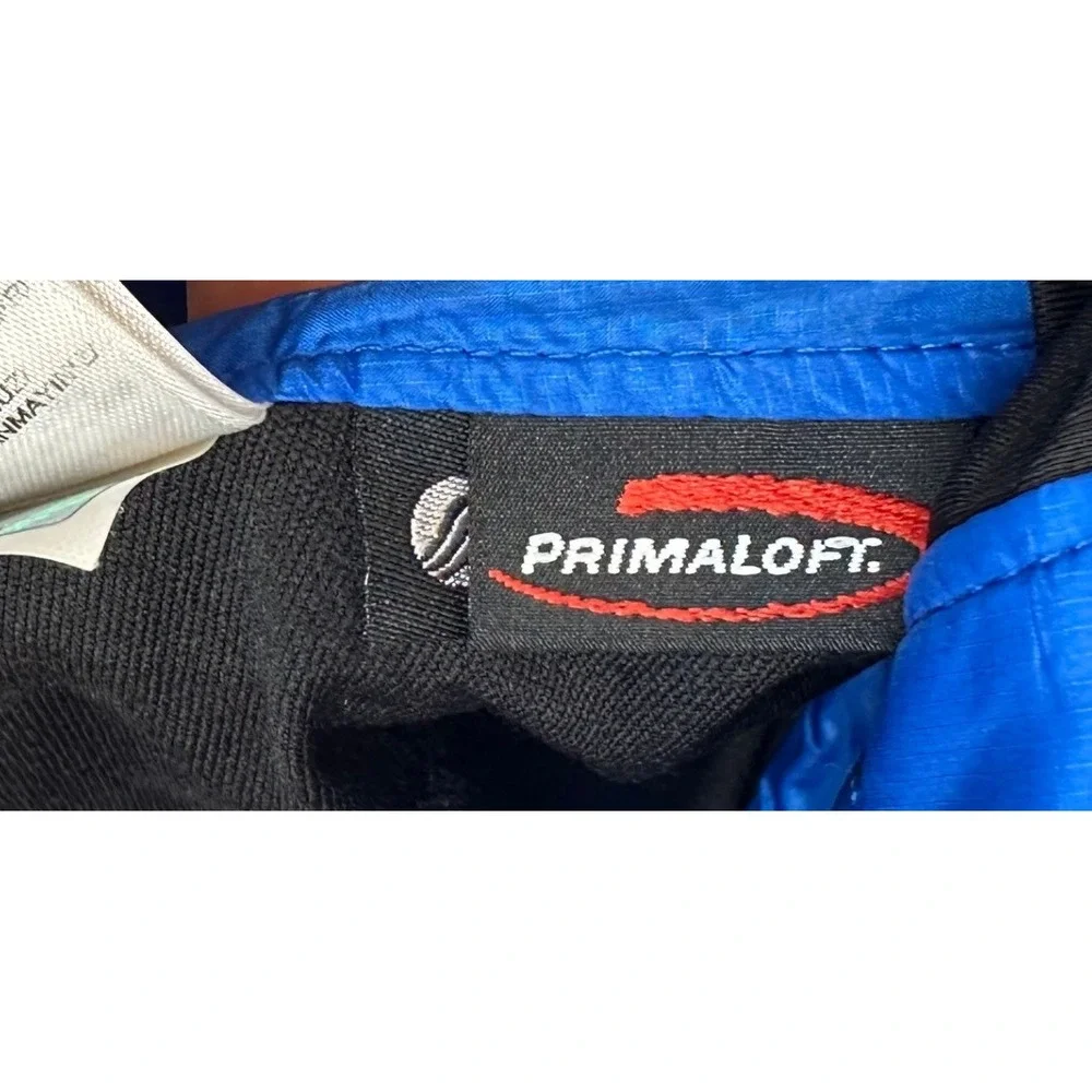 The North Face Jacket Mens Medium Flight Series Blue Black Primaloft Hybrid EUC